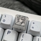 1U ESC / Arrow / WASD Titanium Alloy Artisan Keycaps Precision Pointillism + Anodizing for Mechanical Keyboard -Cartethyia / Augusta / Carlotta / Iuno 